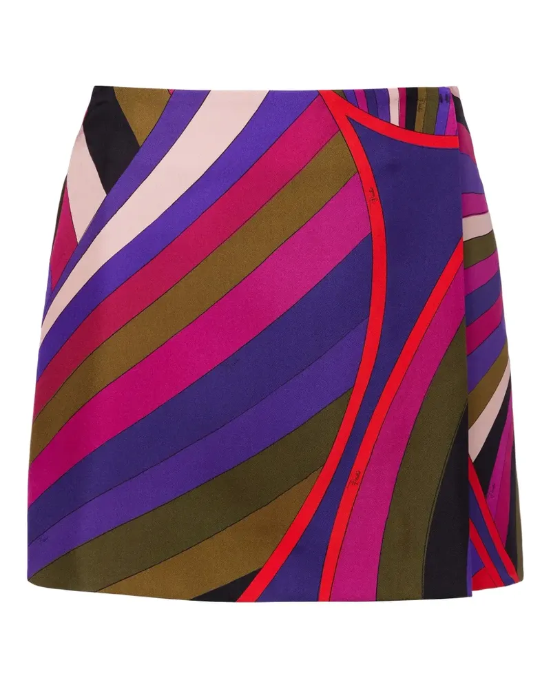Emilio Pucci Iride-print mini skirt - Violett Violett