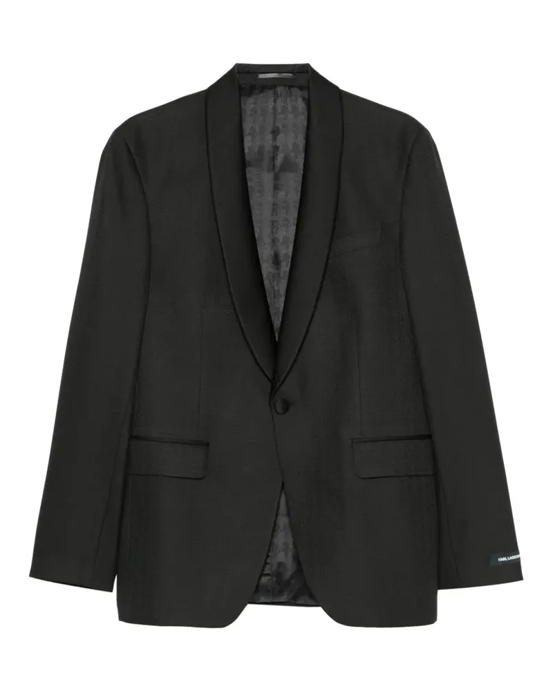 Karl Lagerfeld Sight shawl-lapel blazer - Schwarz Schwarz
