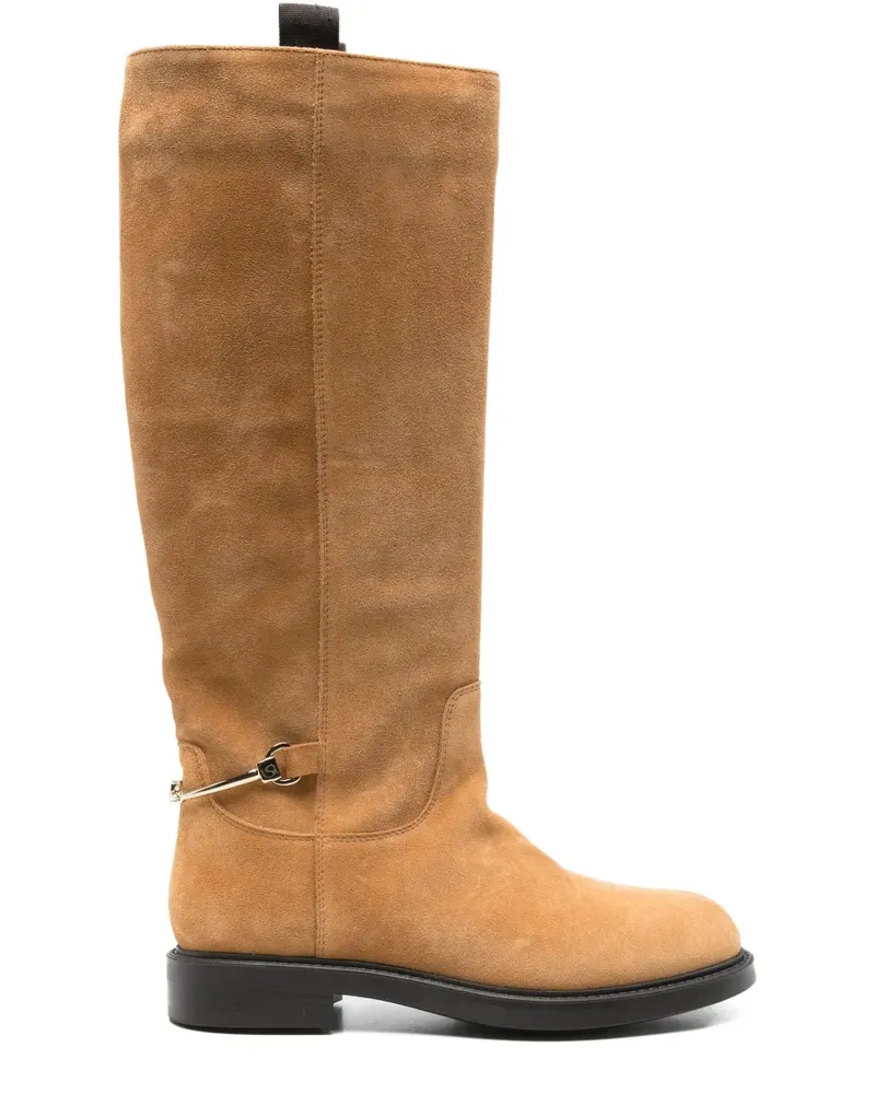Doucal´s Stiefel aus Wildleder - Nude Nude