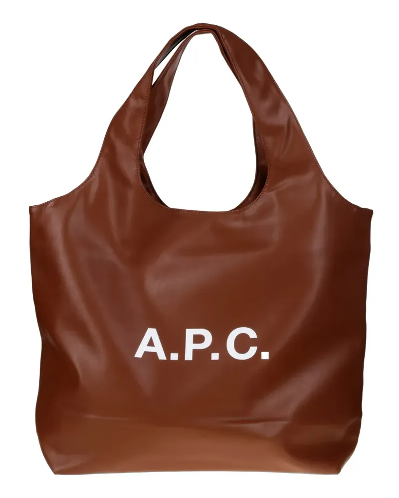 A.P.C. Ninon tote bag - Braun Braun