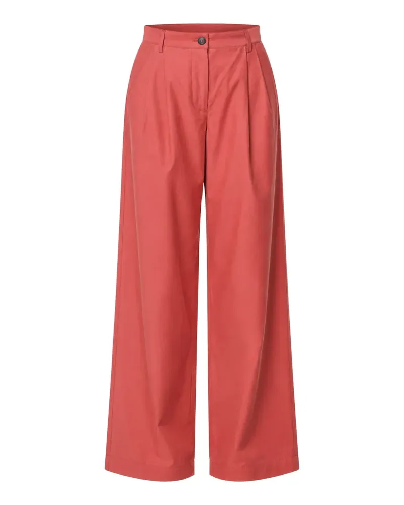 ECOALF pleated wide-leg trousers - Rot Rot