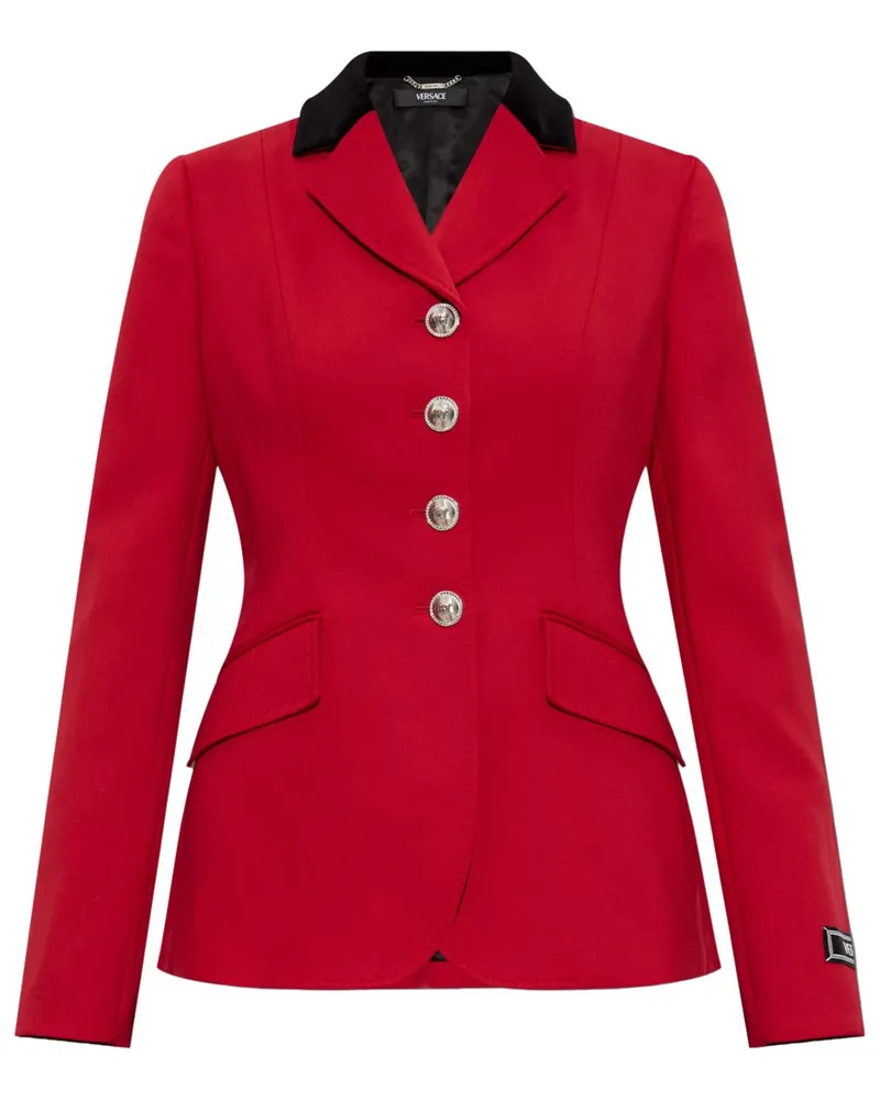 Versace Blazer mit Medusa-Kopf - Rot Rot