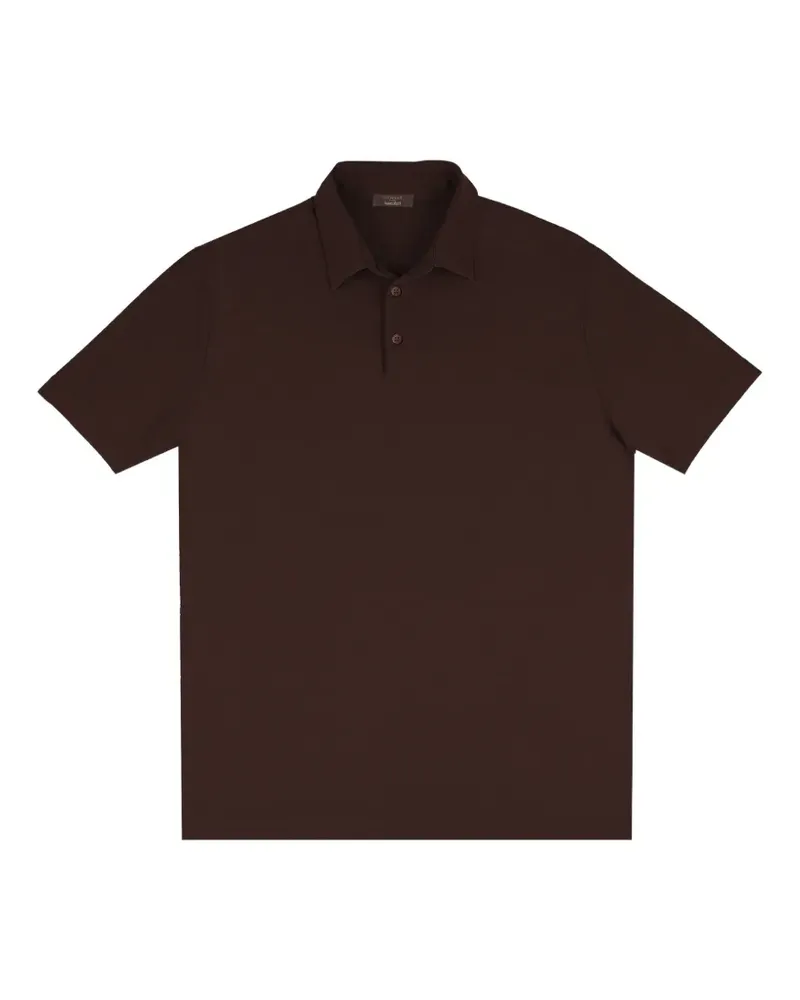 Slowear Kurzärmeliges Murice Poloshirt - Braun Braun