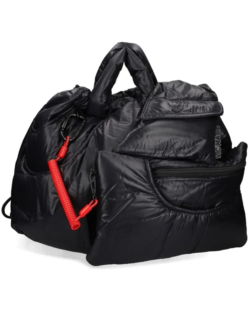 Vic Matié Handtasche mit Logo - Schwarz Schwarz