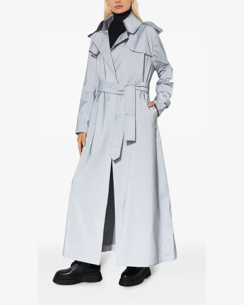 Norma Kamali double-breasted coat - Grau Grau