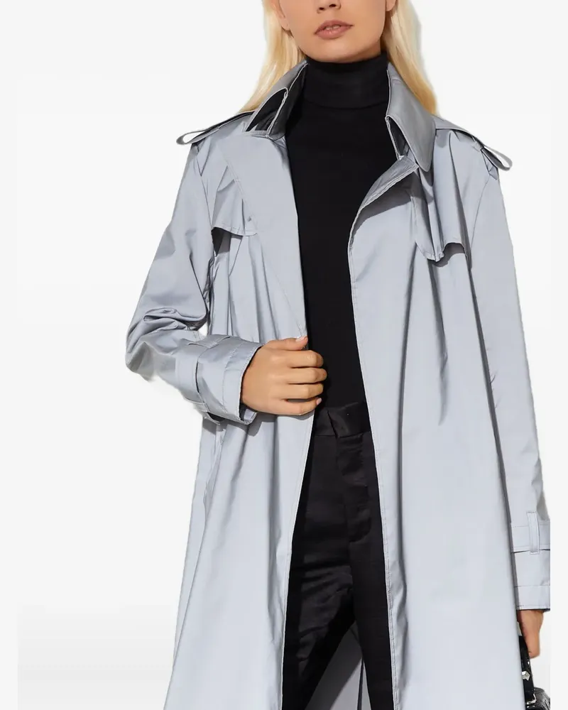 Norma Kamali double-breasted coat - Grau Grau