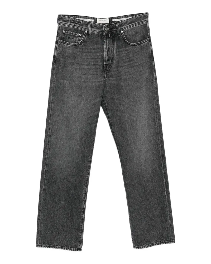 Jacob Cohën Gerade Hose im Five-Pocket-Design - Grau Grau