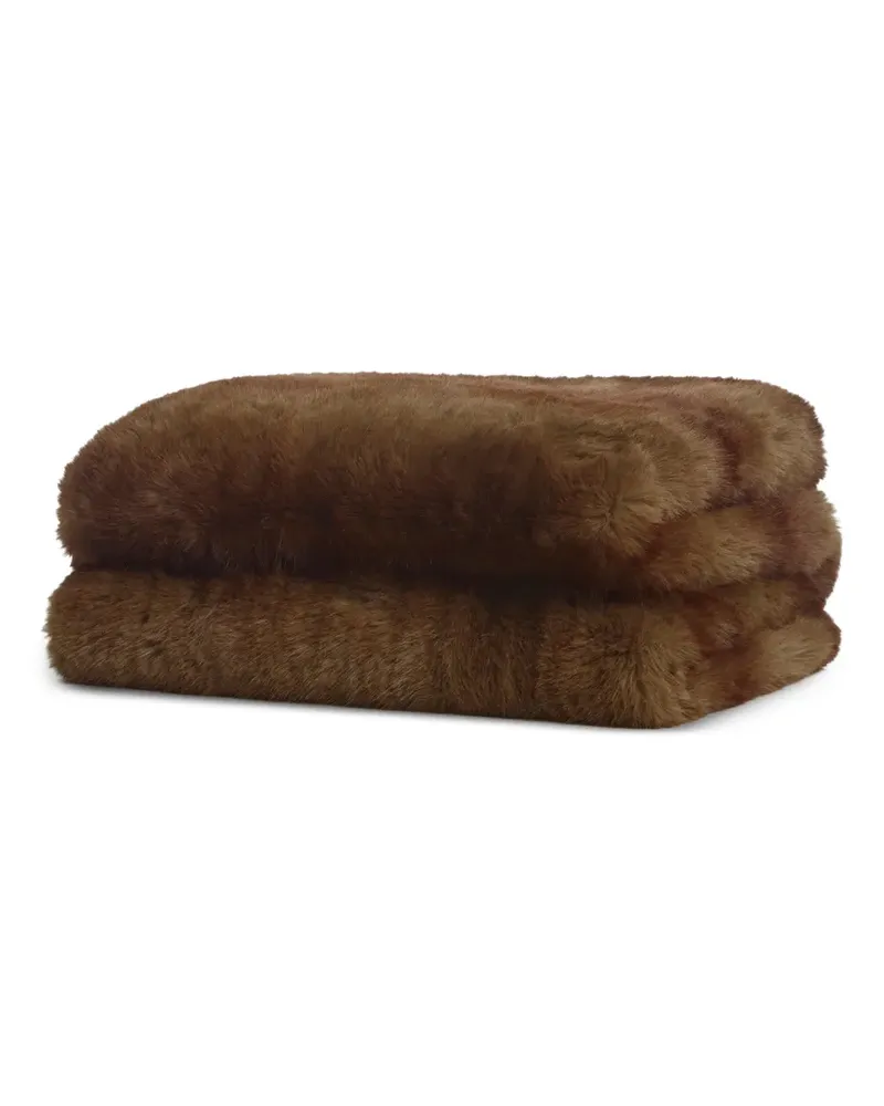 APPARIS Brady Decke aus Faux Fur - Braun Braun