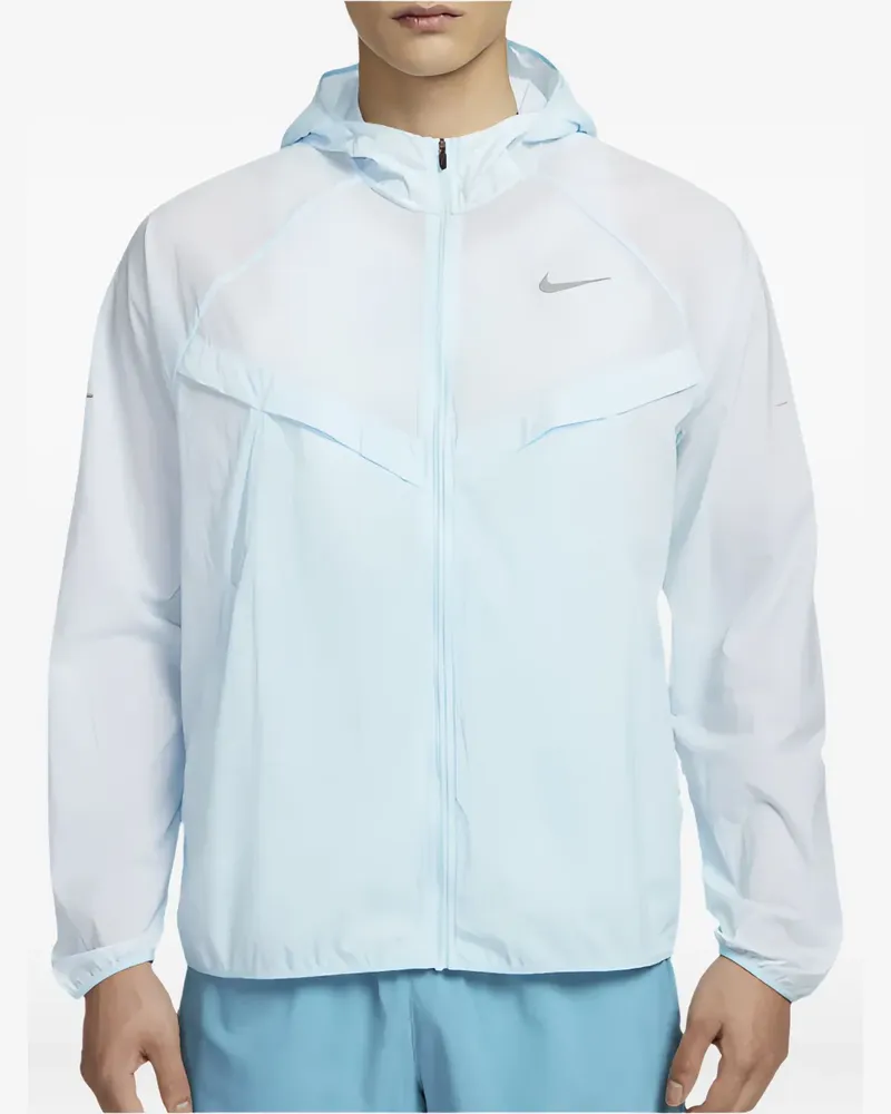 Nike reflective-logo jacket - Blau Blau