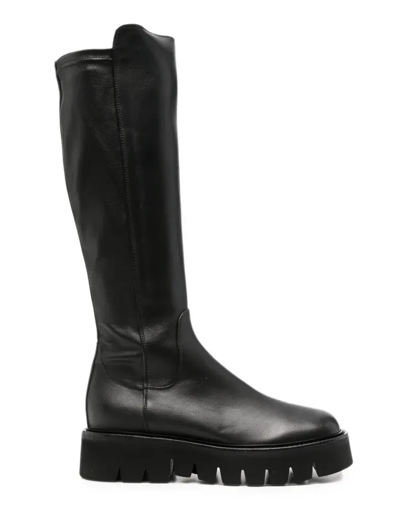 Attilio Giusti Leombruni Luggie Stretch Stiefel - Schwarz Schwarz