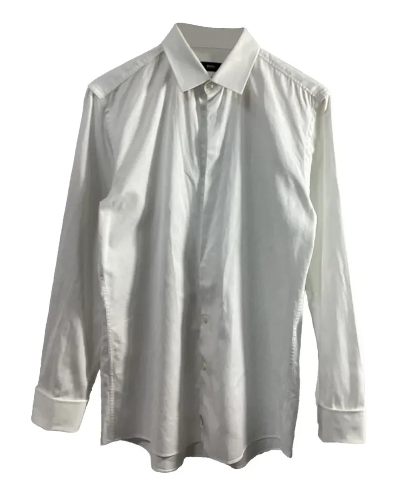 HUGO BOSS slim-fit shirt - Weiß Weiß