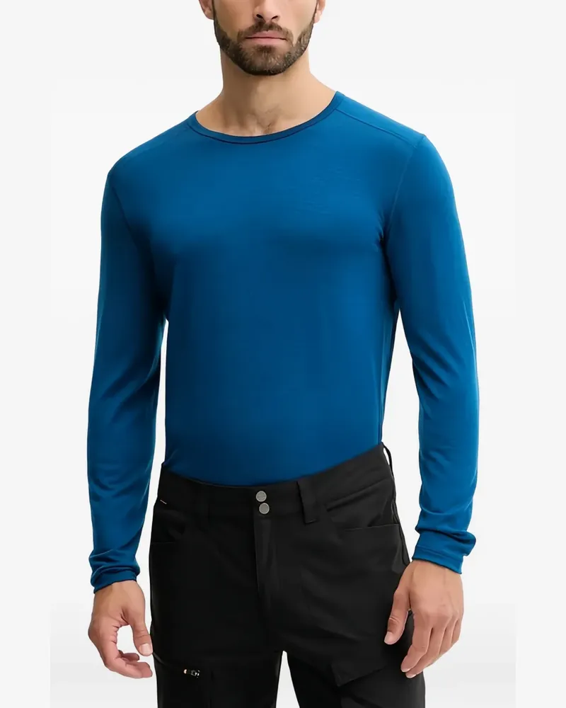 Icebreaker 200 Oasis Thermo-Langarmshirt - Blau Blau