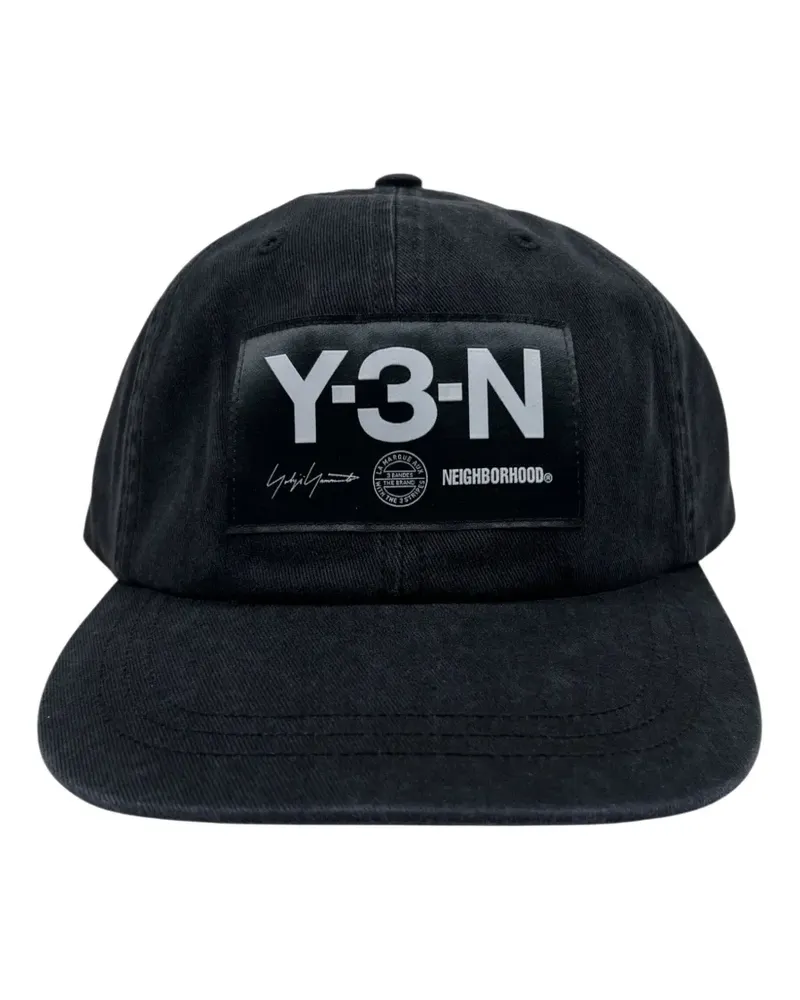 Y-3 x Neighborhood Baseballkappe mit Logo-Patch - Schwarz Schwarz
