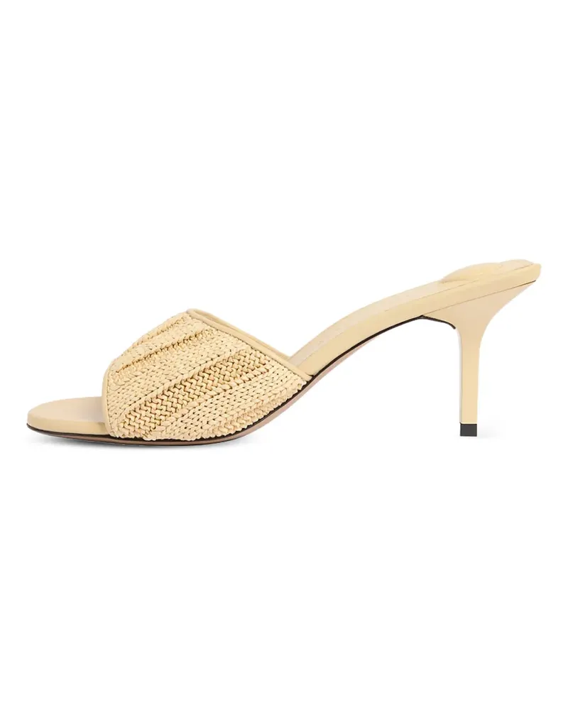 Jacquemus Cubisto heeled sandals - Nude Nude