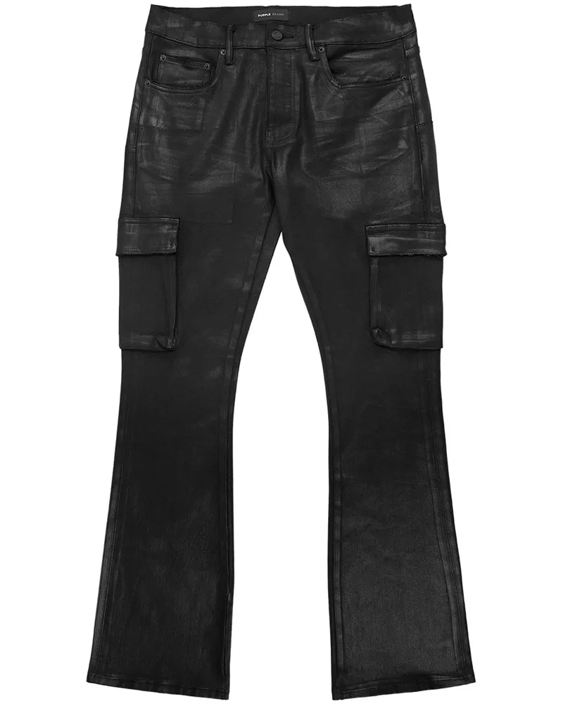 PURPLE BRAND Ausgestellte P004 Jeans - Schwarz Schwarz