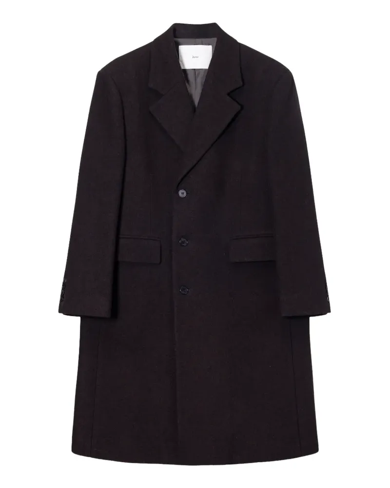Dunst off-center single-breasted coat - Braun Braun
