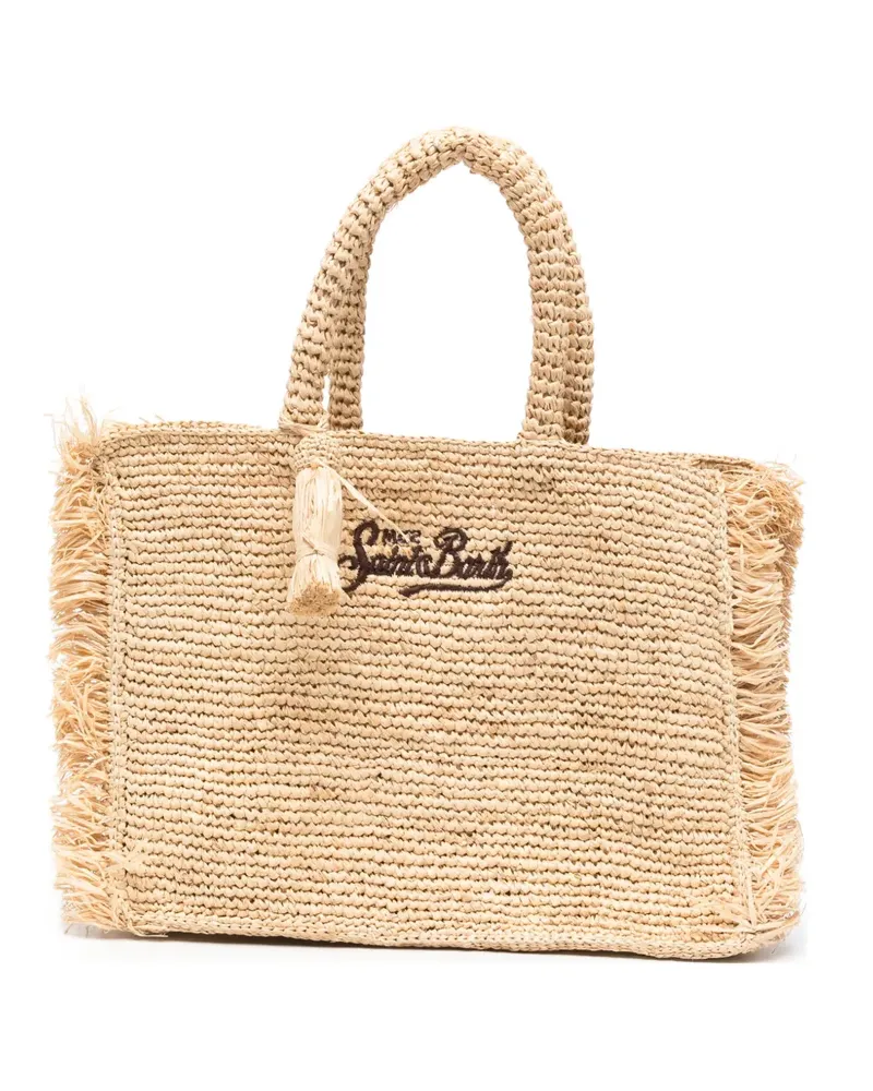 MC2 Saint Barth Vnity Tote Bag mit Fransenbesatz - Nude Nude