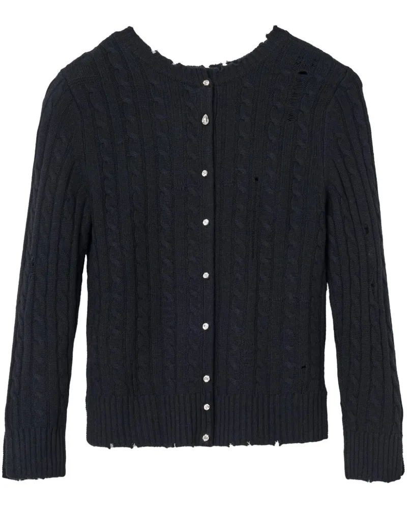 Marc Jacobs Shrunken Cardigan aus Kaschmirgemisch - Schwarz Schwarz