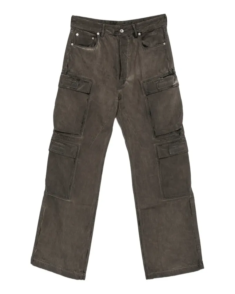 DRKSHDW by Rick Owens Ausgeblichene Jeans mit Gürtelschlaufe - Grau Grau