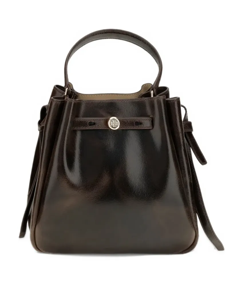 Tory Burch Romy distressed bucket bag - Braun Braun