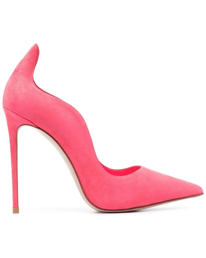 Le Silla Ivy Pumps aus Wildleder 110mm - Rosa Rosa