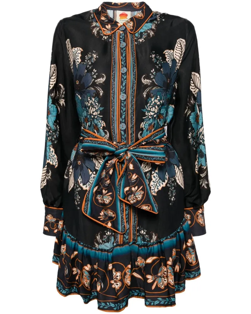 FARM Rio Blütentapisserie - Schwarz Schwarz