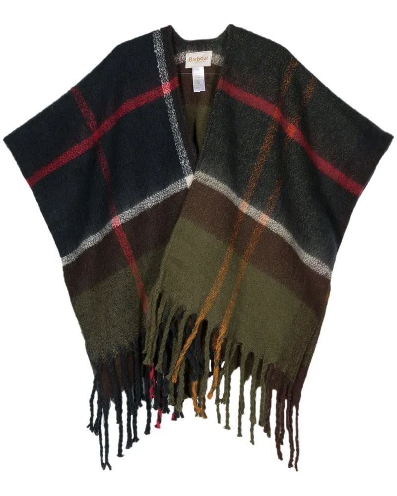 Barbour Karierter Schal - Grün Grün