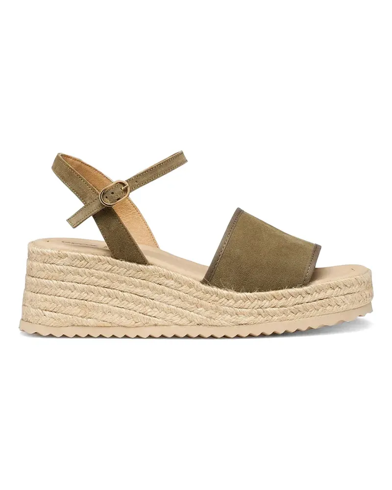 Geox buckle-fastening platform espadrilles - Grün Grün