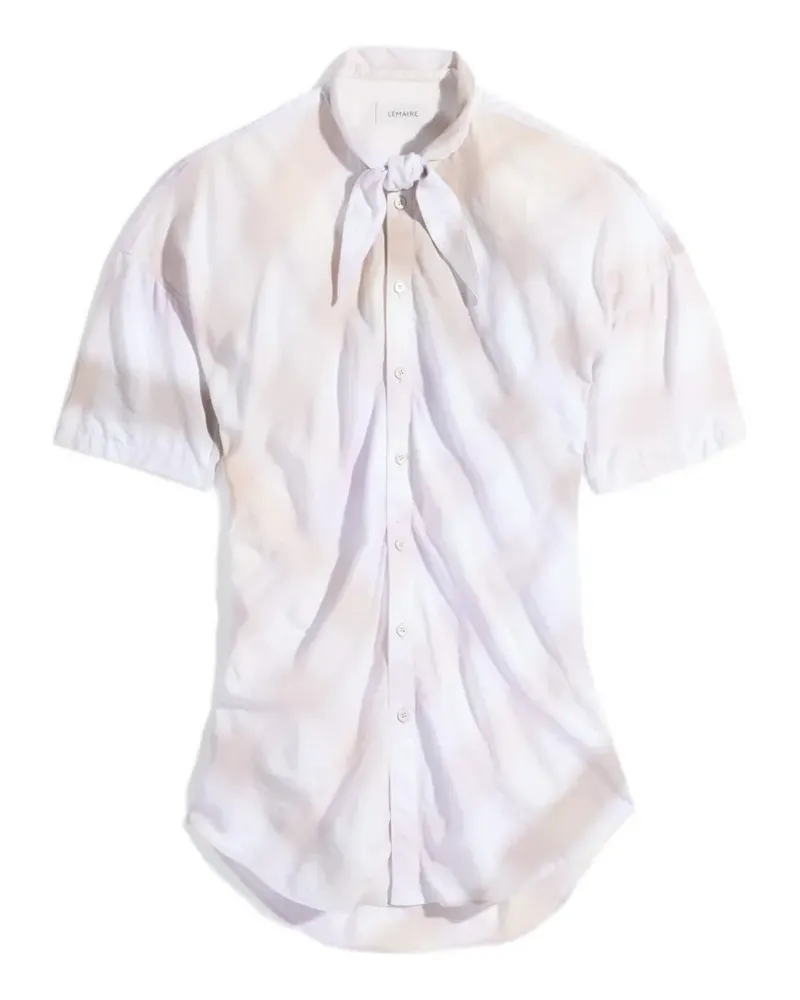 Christophe Lemaire T-Shirt mit Schaldetail - Rosa Rosa