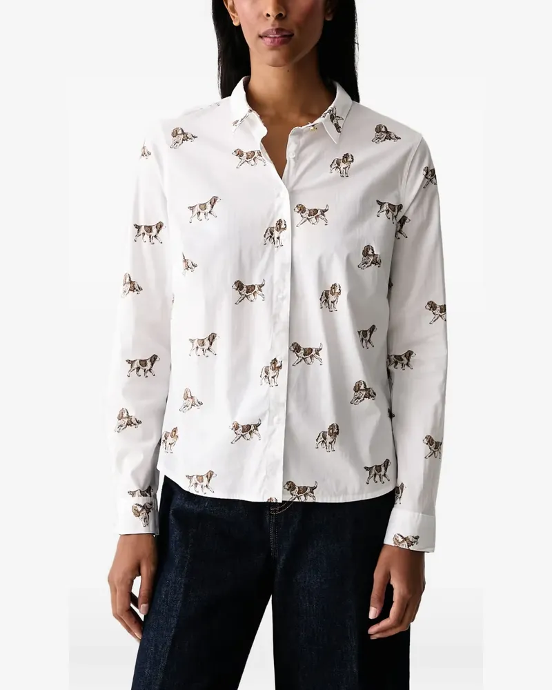 Barbour Brambles tailored long-sleeved shirt - Weiß Weiß