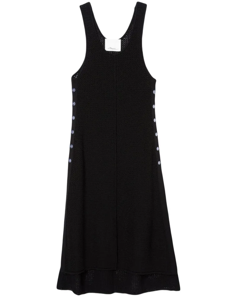 3.1 phillip lim Midikleid mit Weste Schwarz