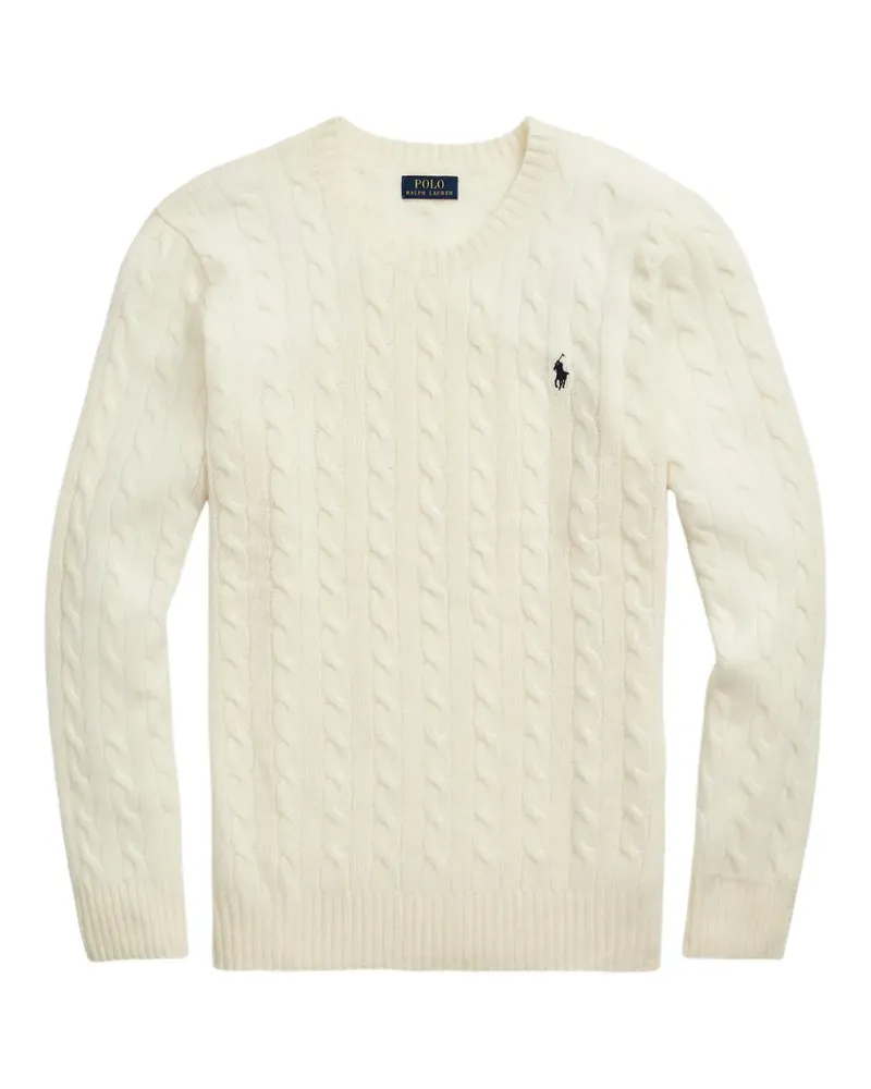 Ralph Lauren Pullover mit Zopfmuster - Nude Nude