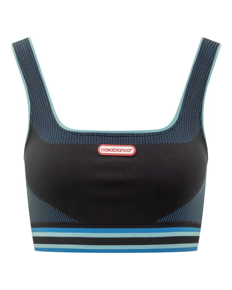 Casablanca Paris Nahtloses Bralet - Schwarz Schwarz