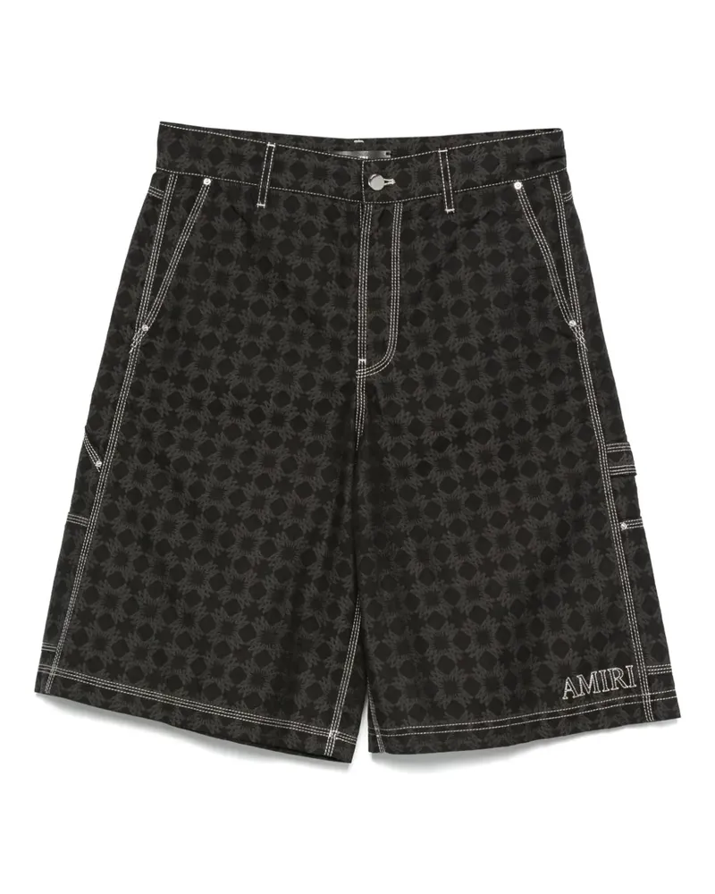 Amiri Shorts mit geometrischem Print - Grau Grau