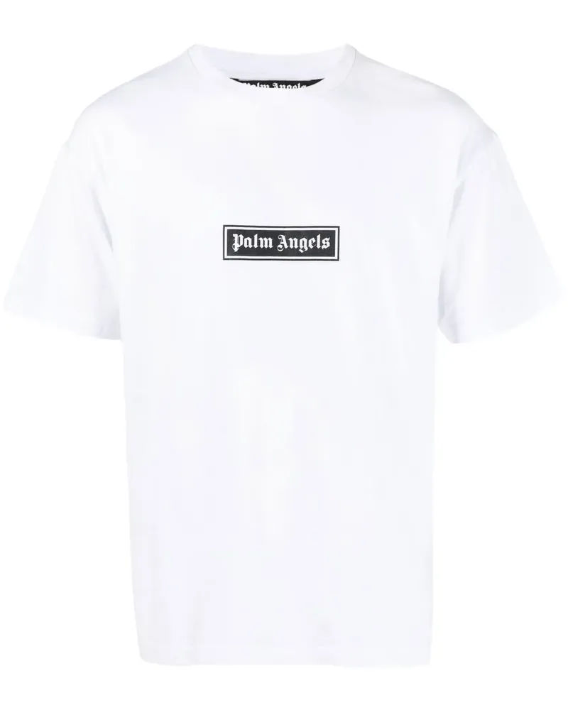 Palm Angels T-Shirt mit Logo-Print - Weiß Weiß