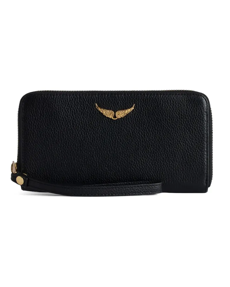 Zadig & Voltaire Compagnon Portemonnaie - Schwarz Schwarz