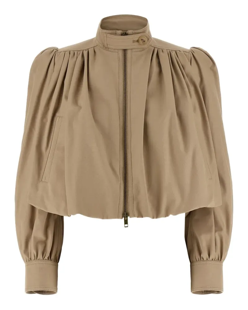 Chloé Curled Boule-Jacke - Nude Nude