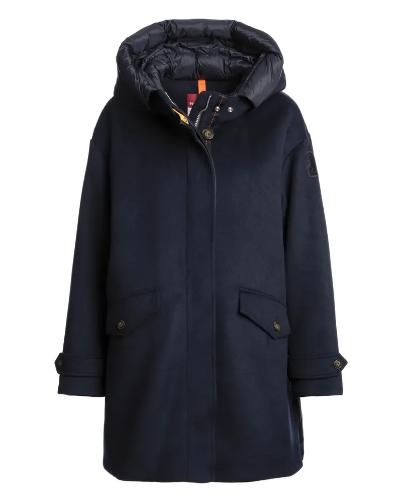 Parajumpers Gefütterter Kapuzenmantel - Blau Blau