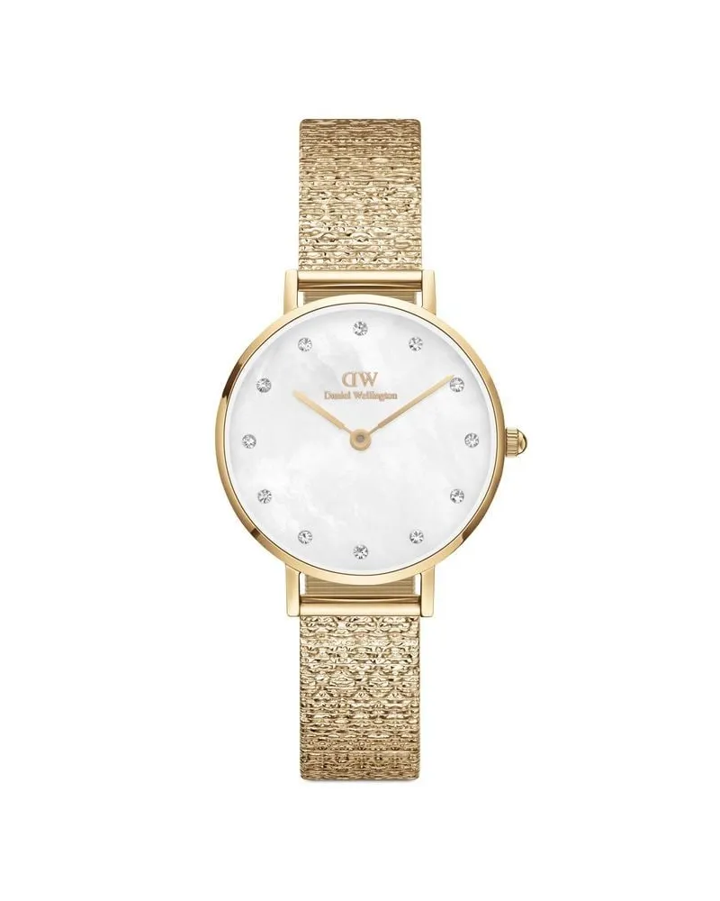 Daniel Wellington Petite Pressed Studio Lumine 28mm - Weiß Weiß