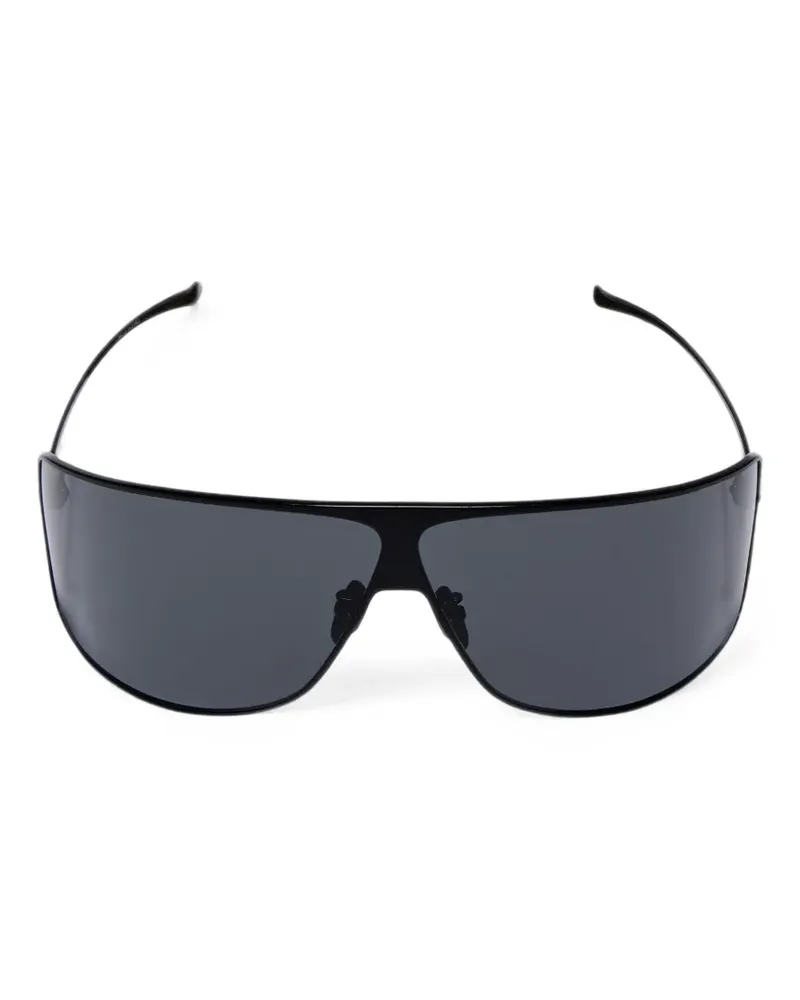 Gucci Sonnenbrille mit geometrischem Gestell - Schwarz Schwarz