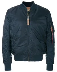 Alpha Industries Klassische Bomberjacke Blau