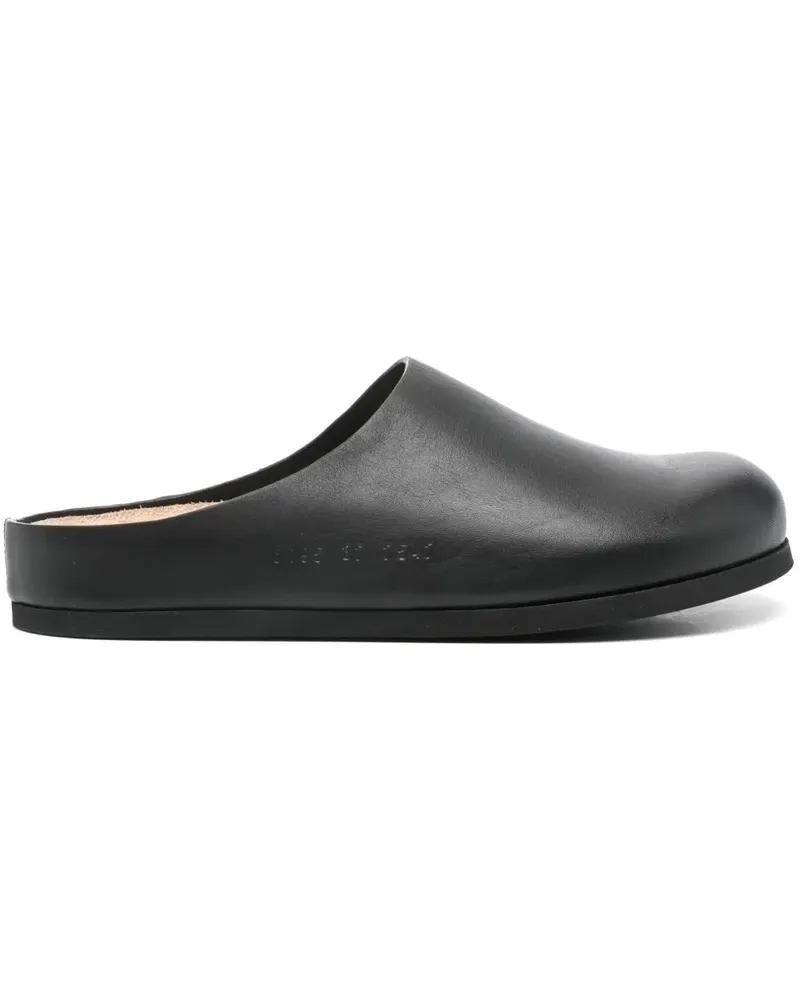 Common Projects Klassische Mules - Schwarz Schwarz