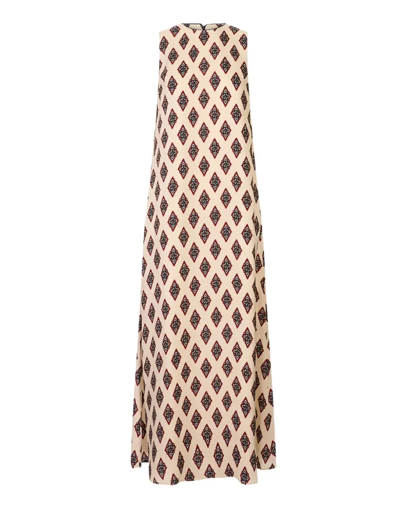For Restless Sleepers Megera patterned maxi dress - Nude Nude