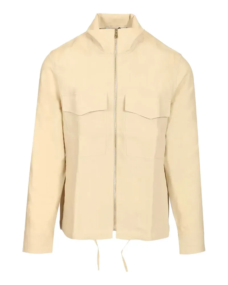 Paul Smith linen zip-up jacket - Nude Nude