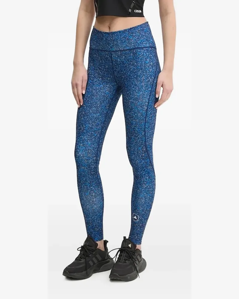 adidas Leggings mit Print - Blau Blau