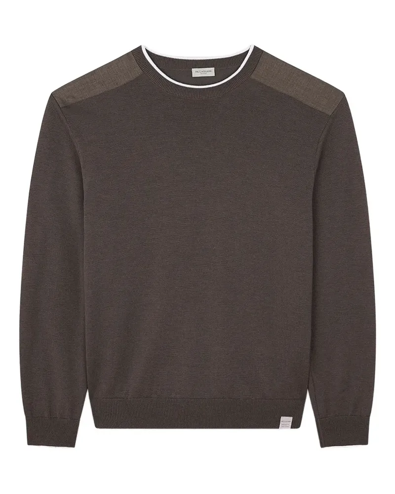 Paul & Shark Pullover mit Rundhalsausschnitt - Braun Braun