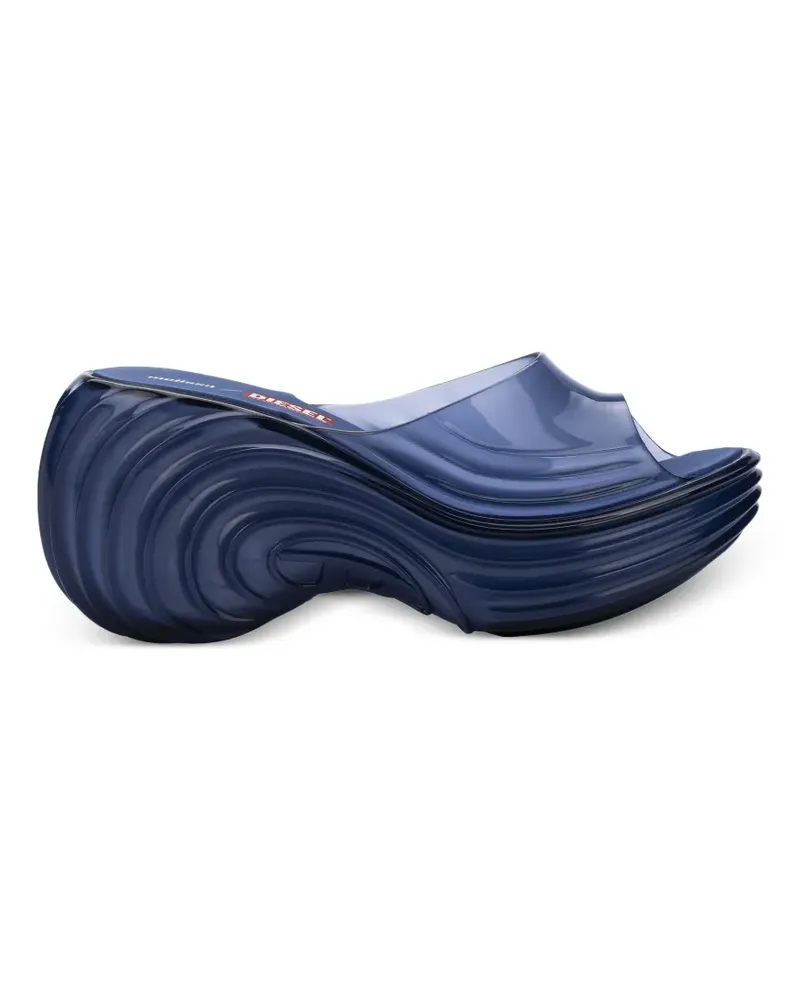 Melissa x Diesel Quantum platform sandals - Blau Blau