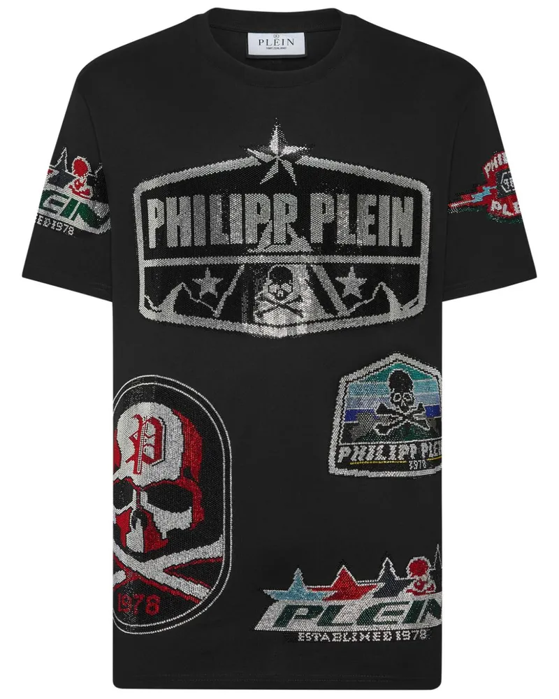 Philipp Plein Skull&Bones T-Shirt Schwarz