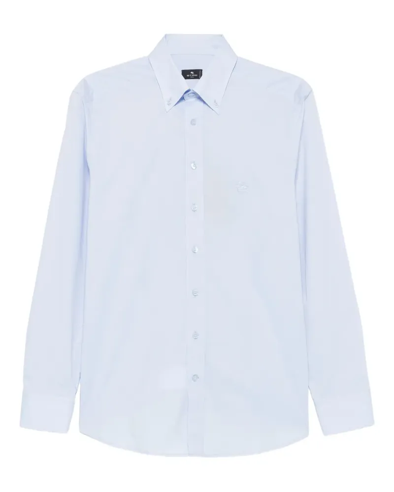 Etro Besticktes Hemd - Blau Blau