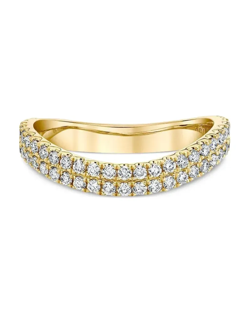 ANITA KO 18kt Goldring mit Diamant Gold